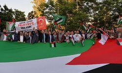 Beyoğlu’da İsrail'i protesto ettiler