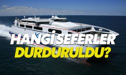 İDO (İstanbul Deniz Otobüsleri) hangi seferleri durdurdu?
