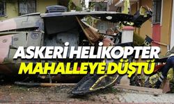 Sancaktepe'de askeri helikopter düştü 4 asker şehit