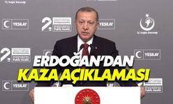 Cumhurbaşkanı Erdoğan'dan helikopter kazası açıklaması