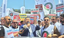 Kamu işçileri protokol sürecine tepki gösterdi