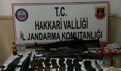 Çukurca'da PKK'ya ait mühimmat ele geçirildi