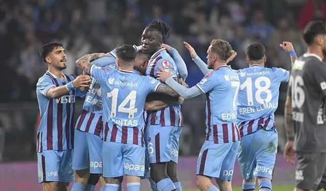 Trabzonspor'un 4-0'lık Galibiyetiyle Türkiye Kupası'nda Finalde