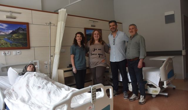 Gümüşhane’de 4 kiloluk tümör başarılı ameliyatla çıkarıldı