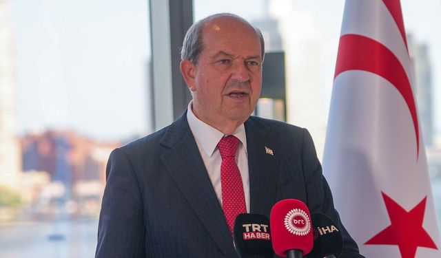 Tatar: Kıbrıs’ta iki ayrı devlet gerçeği değiştirilemez