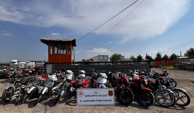 Eyyübiye’de çalıntı motosiklet ticaretine darbe