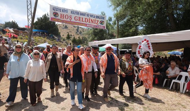 Aziziye Yayla Şenliği’nde Yörük kültürü yaşatıldı