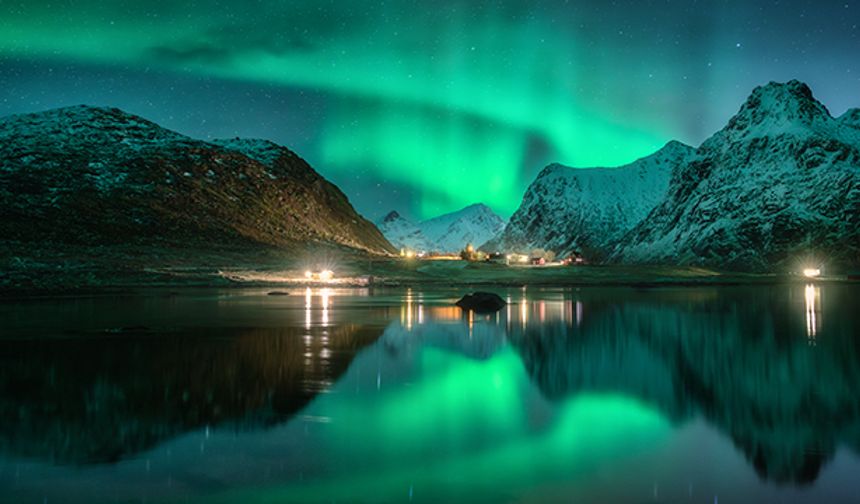 Norveç'te Kuzey Işıkları