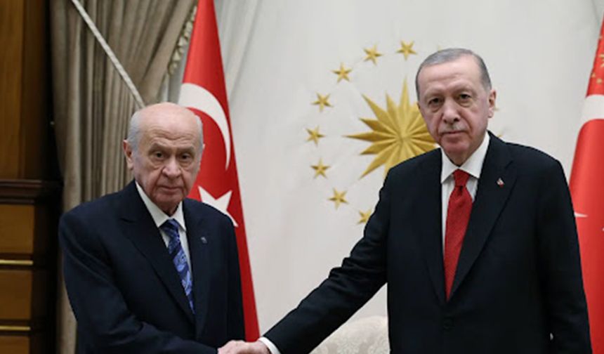 Başkan Erdoğan, Devlet Bahçeli'yi Kabul Etti