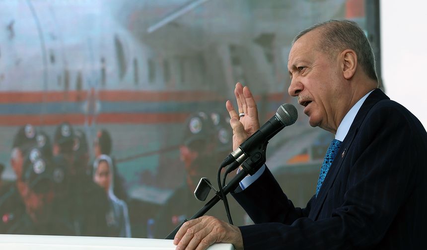 Erdoğan: Yeşil Vatan için kararlılıkla çalışmaya devam